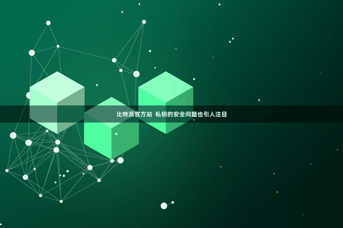 比特派官方站 私钥的安全问题也引人注目